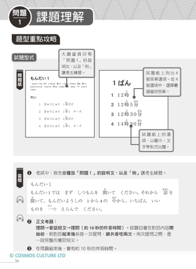 N4日語聽解實戰演練：模擬試題8回+1回題型重點攻略解析（16K+寂天雲隨身聽APP）